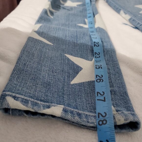 Stella McCartney Classic Blue Jeans with Stars sz 28 - Picture 10 of 13